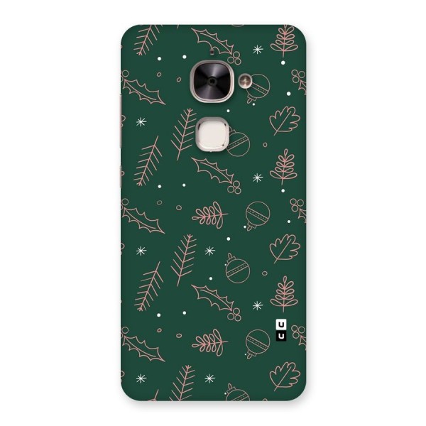 Christmas Vibes Leaves Back Case for Le 2