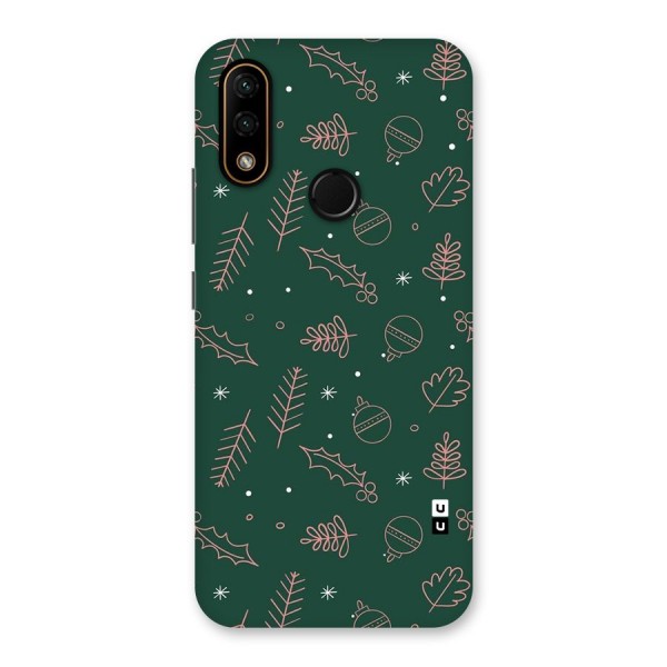 Christmas Vibes Leaves Back Case for Lenovo A6 Note