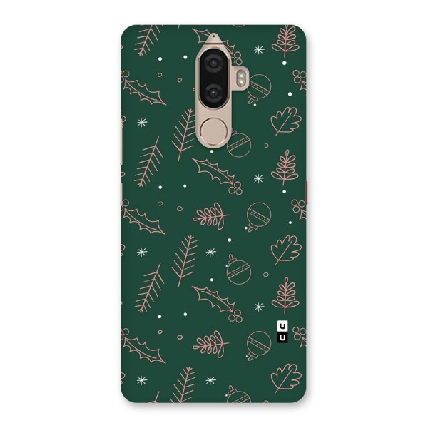 Christmas Vibes Leaves Back Case for Lenovo K8 Note