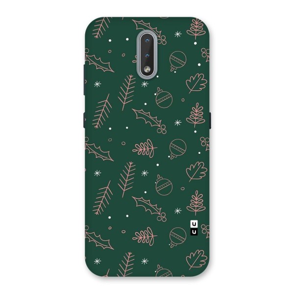 Christmas Vibes Leaves Back Case for Nokia 2.3