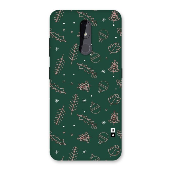 Christmas Vibes Leaves Back Case for Nokia 3.2