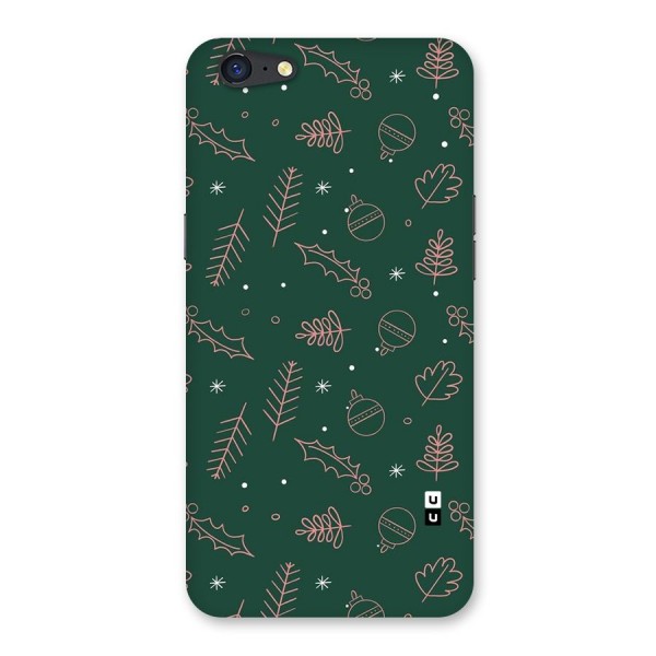 Christmas Vibes Leaves Back Case for Oppo A71