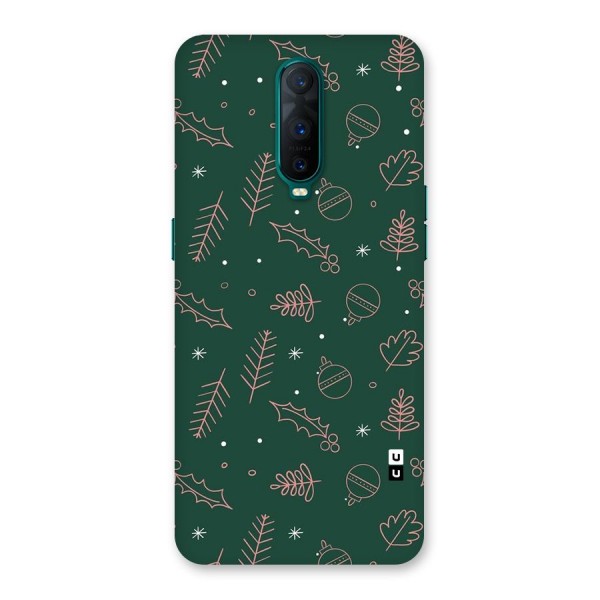 Christmas Vibes Leaves Back Case for Oppo R17 Pro