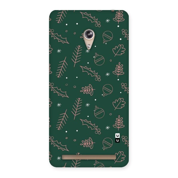 Christmas Vibes Leaves Back Case for Zenfone 6