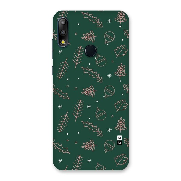 Christmas Vibes Leaves Back Case for Zenfone Max Pro M2