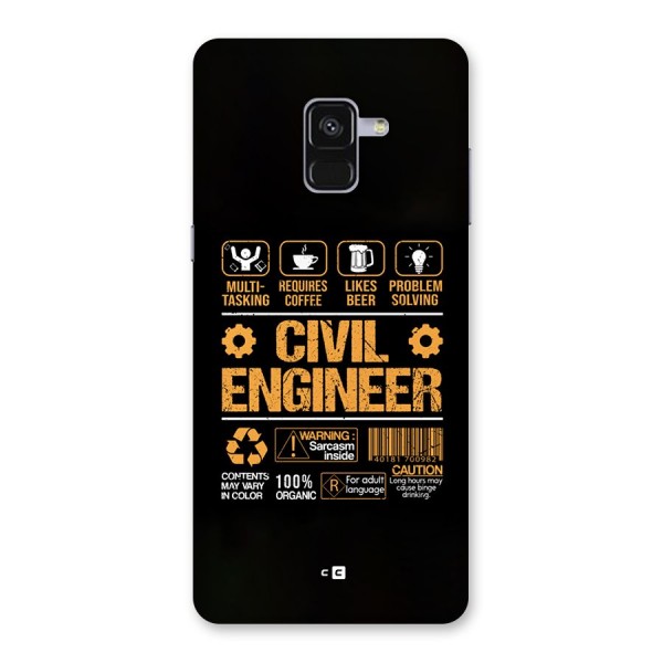 Civil Engineer Back Case for Galaxy A8 Plus