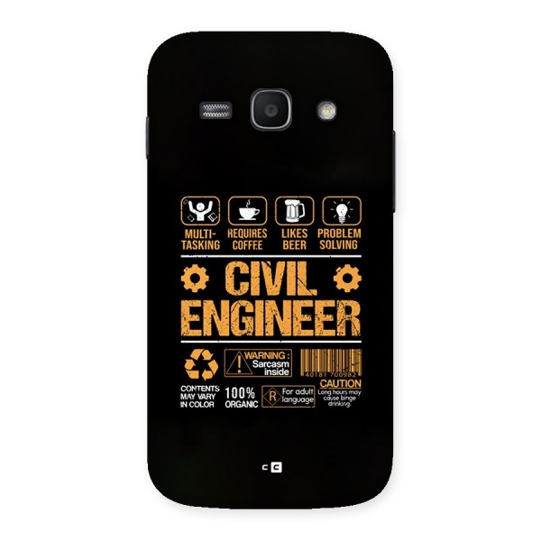 Civil Engineer Back Case for Galaxy Ace3