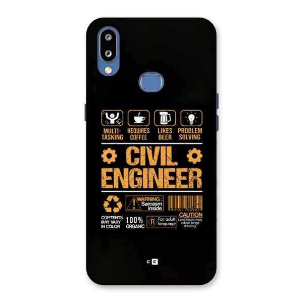 Civil Engineer Back Case for Galaxy M01s