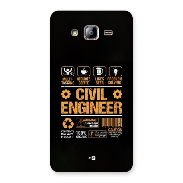 Civil Engineer Back Case for Galaxy On5