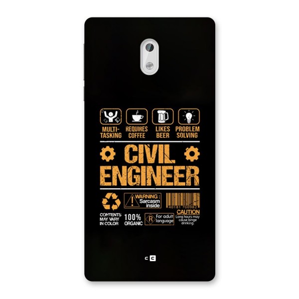 Civil Engineer Back Case for Nokia 3