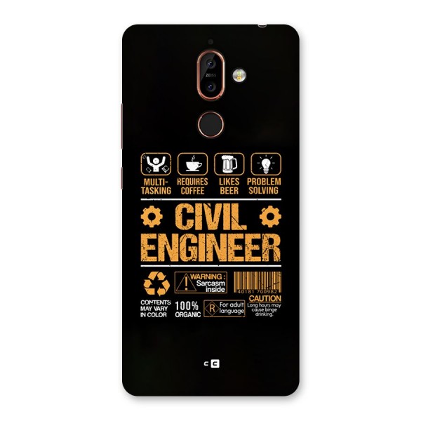 Civil Engineer Back Case for Nokia 7 Plus