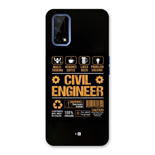 Civil Engineer Back Case for Realme Narzo 30 Pro