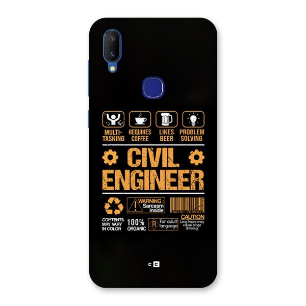 Civil Engineer Back Case for Vivo V11