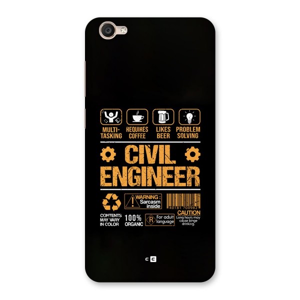 Civil Engineer Back Case for Vivo Y55s