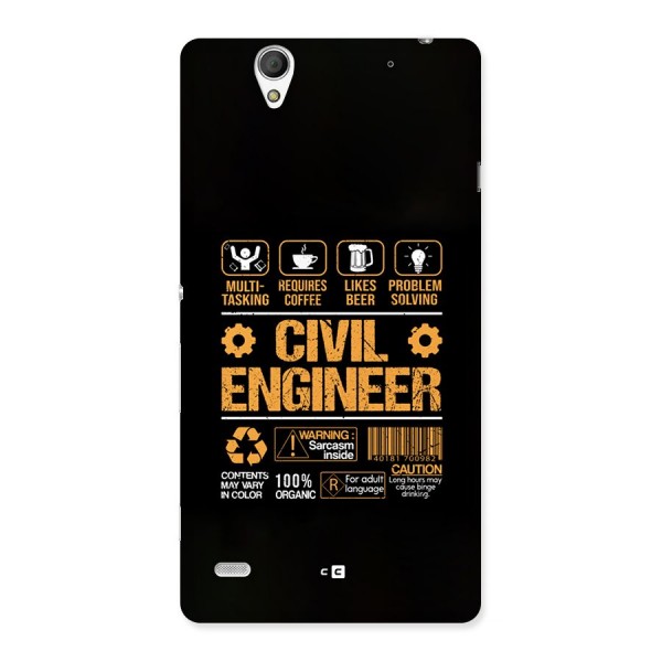 Civil Engineer Back Case for Xperia C4