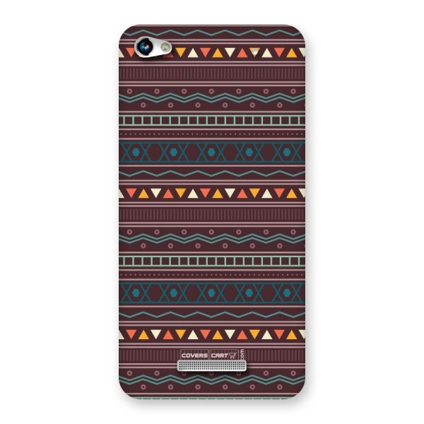 Classic Aztec Pattern Back Case for Micromax Hue 2