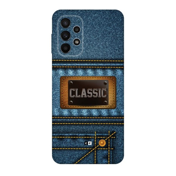 Classic Denim Back Case for Galaxy A23