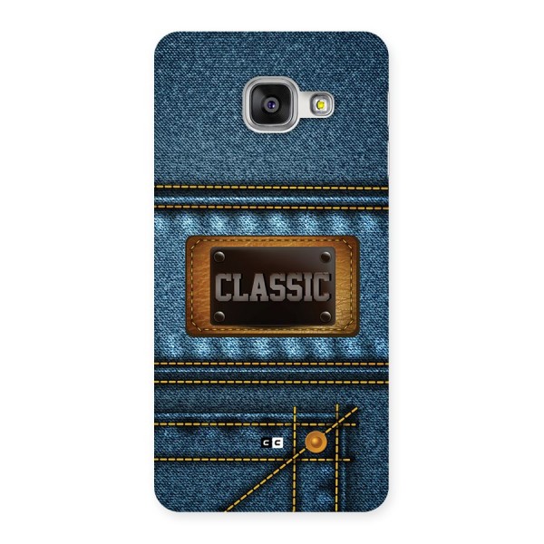 Classic Denim Back Case for Galaxy A3 (2016)