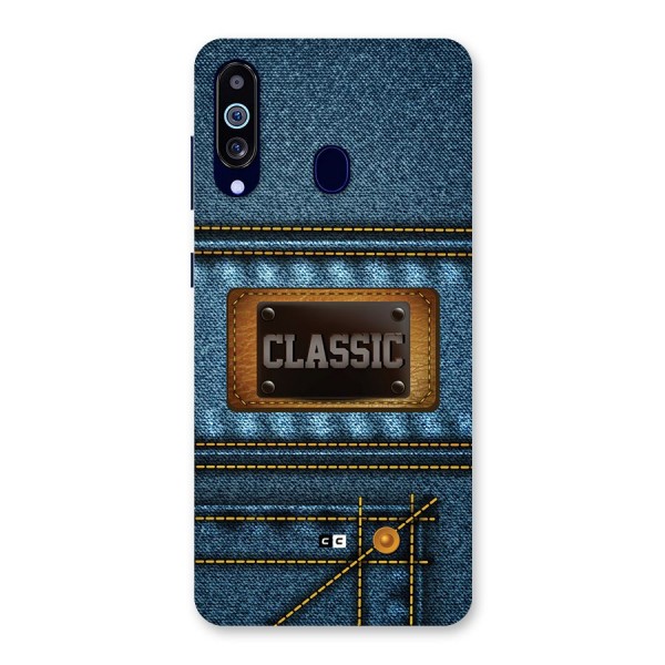 Classic Denim Back Case for Galaxy A60