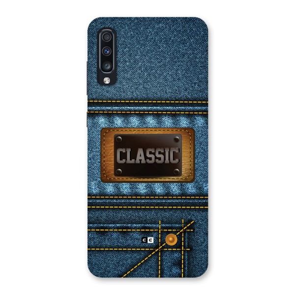 Classic Denim Back Case for Galaxy A70