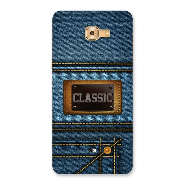 Classic Denim Back Case for Galaxy C9 Pro