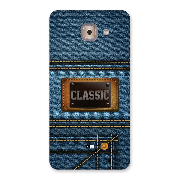 Classic Denim Back Case for Galaxy J7 Max