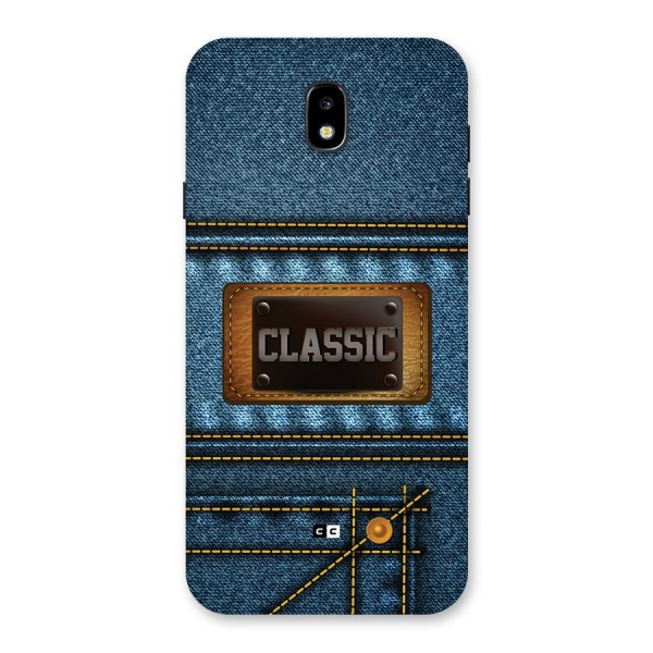 Classic Denim Back Case for Galaxy J7 Pro