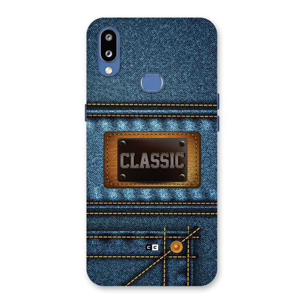 Classic Denim Back Case for Galaxy M01s