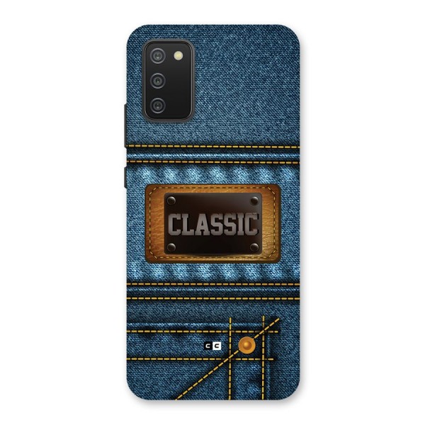 Classic Denim Back Case for Galaxy M02s