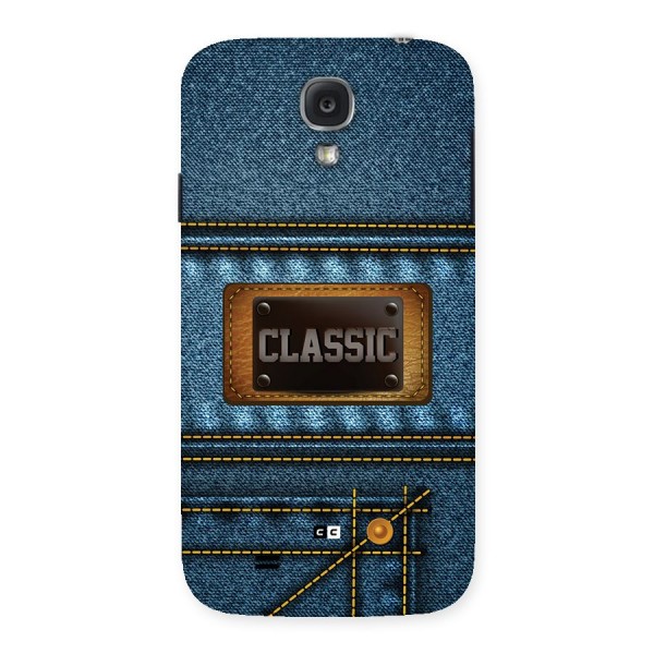 Classic Denim Back Case for Galaxy S4