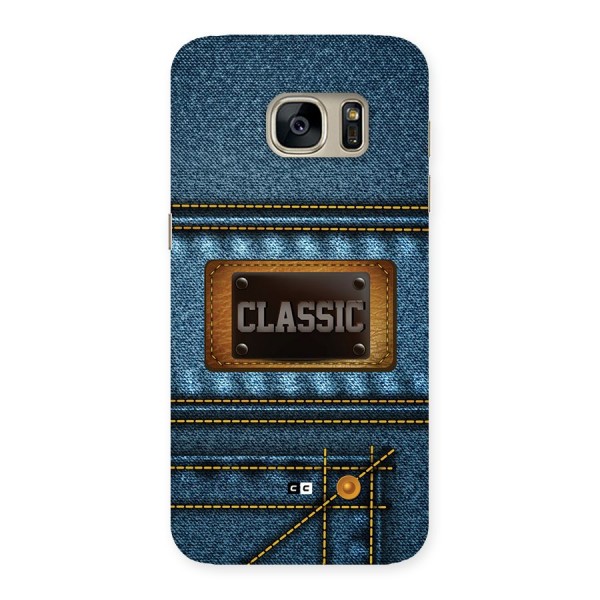 Classic Denim Back Case for Galaxy S7