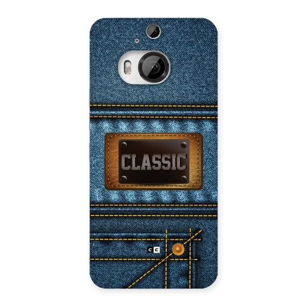 Classic Denim Back Case for HTC One M9 Plus