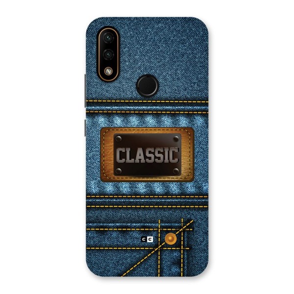 Classic Denim Back Case for Lenovo A6 Note