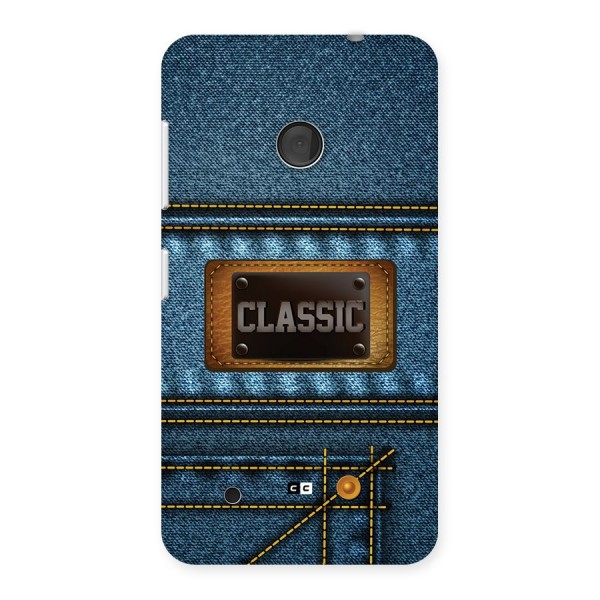 Classic Denim Back Case for Lumia 530