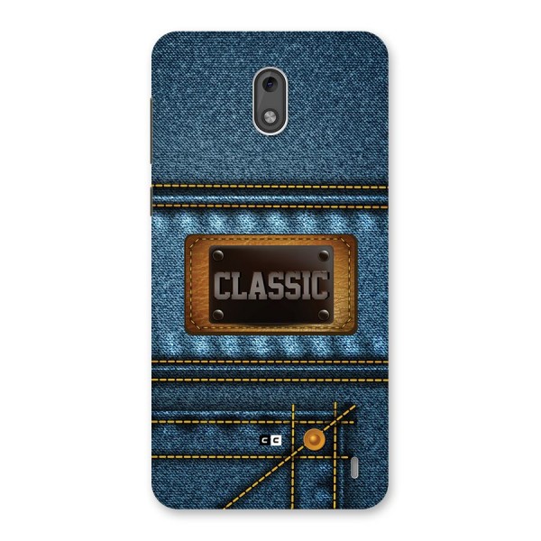 Classic Denim Back Case for Nokia 2