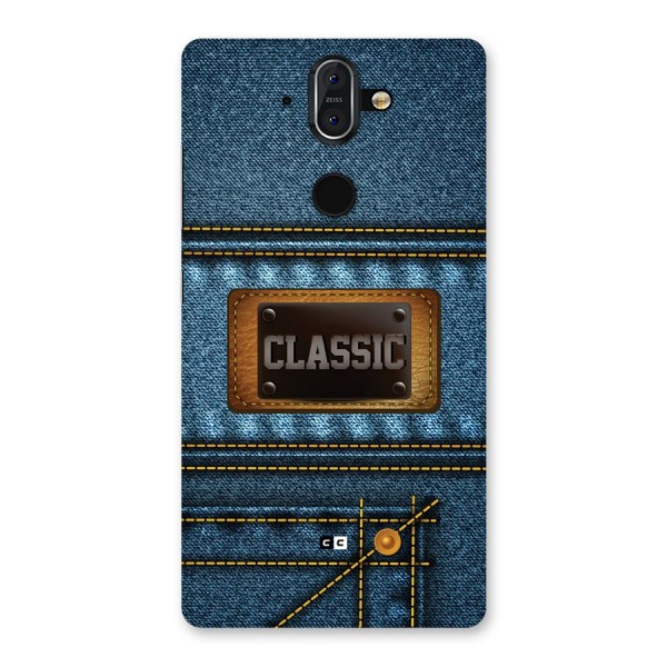 Classic Denim Back Case for Nokia 8 Sirocco