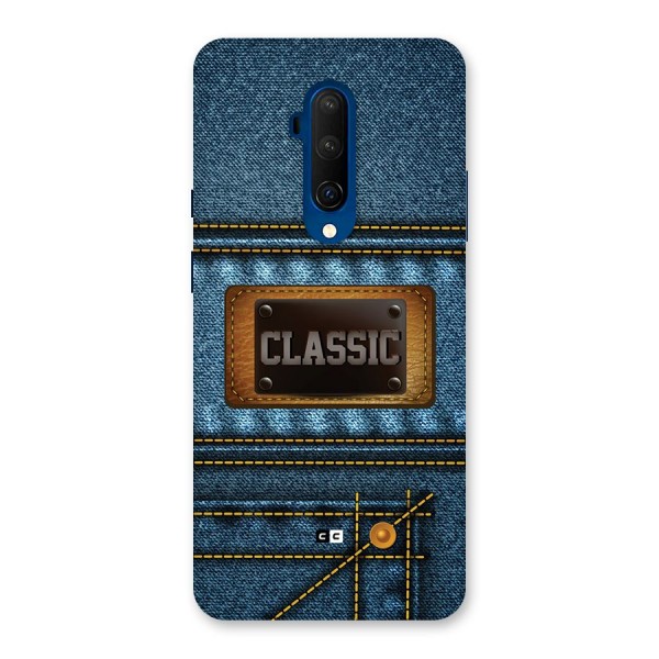 Classic Denim Back Case for OnePlus 7T Pro