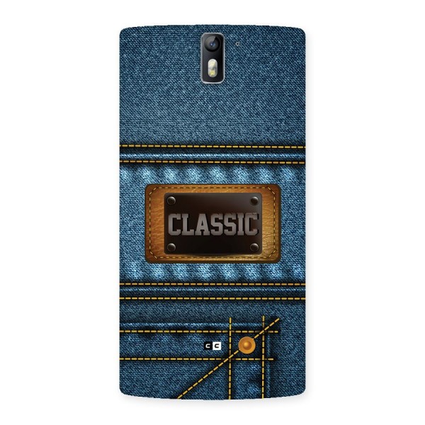 Classic Denim Back Case for OnePlus One