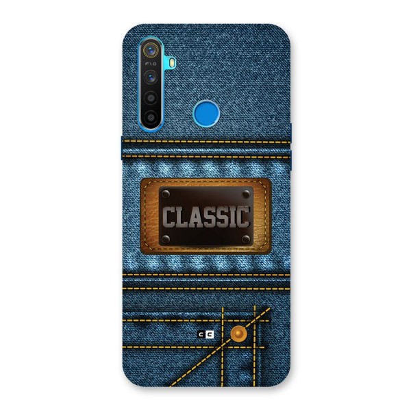 Classic Denim Back Case for Realme 5s