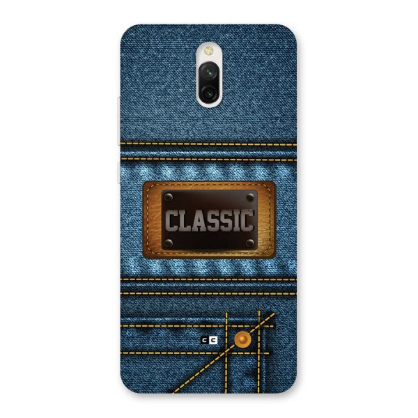 Classic Denim Back Case for Redmi 8A Dual