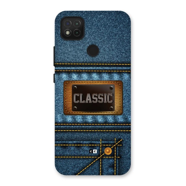 Classic Denim Back Case for Redmi 9C