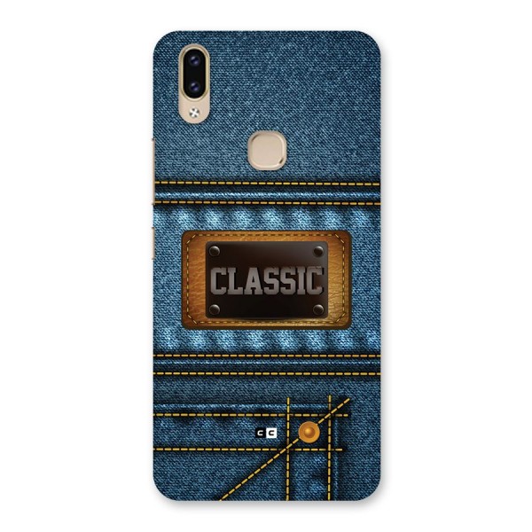 Classic Denim Back Case for Vivo V9