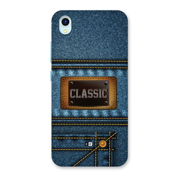 Classic Denim Back Case for Vivo Y1s