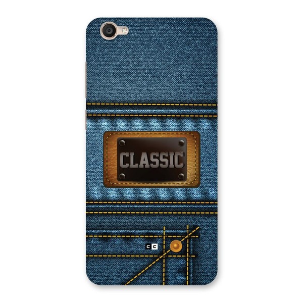 Classic Denim Back Case for Vivo Y55s