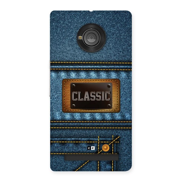 Classic Denim Back Case for Yuphoria