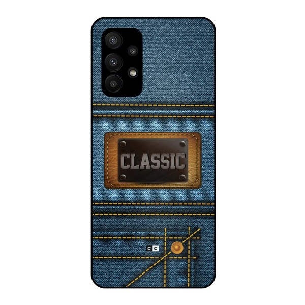 Classic Denim Metal Back Case for Galaxy A23