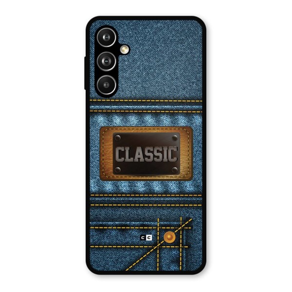 Classic Denim Metal Back Case for Galaxy F54