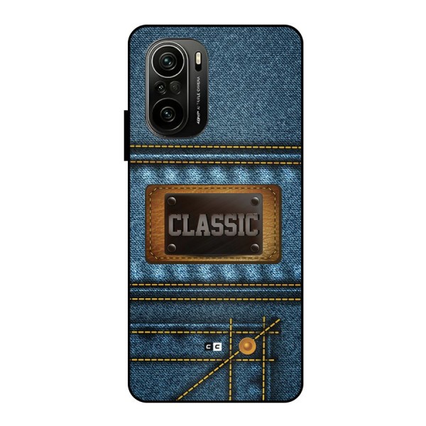 Classic Denim Metal Back Case for Mi 11X Pro