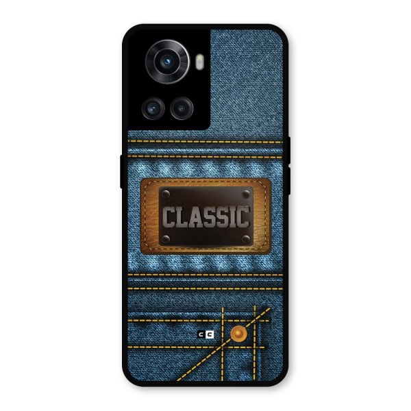 Classic Denim Metal Back Case for OnePlus 10R