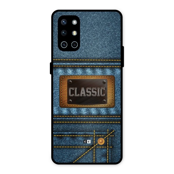 Classic Denim Metal Back Case for OnePlus 9R